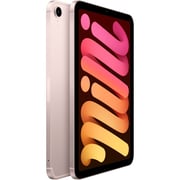 iPad Mini (2021) واي فاي 64 جيجابايت 8.3 بوصة وردي (فيس تايم - المواصفات الدولية)