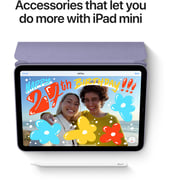 iPad Mini (2021) واي فاي 64 جيجابايت 8.3 بوصة بنفسجي (فيس تايم - المواصفات الدولية)