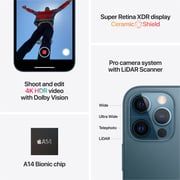 Apple iPhone 12 Pro (128GB) - Graphite Middle East Version with FaceTime