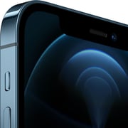 iPhone 12 Pro بسعة 512 جيجابايت باللون الأزرق الباسيفيكي مع فيس تايم - إصدار الشرق الأوسط