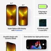 Apple iPhone 13 Pro (256GB) - Gold Middle East Version with FaceTime