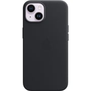 Apple iPhone 14 Pro Leather Case Midnight with MagSafe