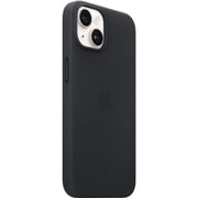Apple iPhone 14 Pro Leather Case Midnight with MagSafe