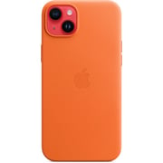 Apple iPhone 14 Pro Leather Case Orange with MagSafe