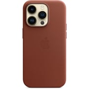 Apple iPhone 14 Plus Leather Case Umber with MagSafe