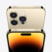 هاتف أبل آيفون 14 برو ماكس سعة 512 جيجا بلون ذهبي - إصدار الولايات المتحدة (ثنائي الشريحة الإلكترونية وبدون شريحة فعلية)