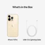 Apple iPhone 14 Pro (128GB) - Gold Middle East Version with FaceTime