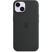 Apple iPhone 14 Plus Silicone Case Midnight with MagSafe