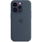 Apple iPhone 14 Pro Max Silicone Case Storm Blue with MagSafe