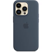 Apple iPhone 14 Pro Max Silicone Case Storm Blue with MagSafe