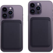 Apple iPhone Leather Wallet Ink with MagSafe