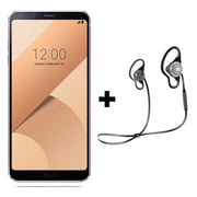 LG G6 Plus 4G Smartphone 128GB Gold + Wireless Headset