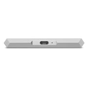 LaCie 2TB USB 3.1 Type-C Mobile Drive Moon Silver