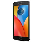 Moto E4 Plus 4G Dual Sim Smartphone 16GB Iron Grey + Flip Cover + OTG + SD Card