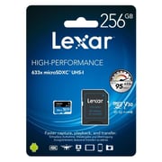 Lexar 256GB MicroSD Card 633X with Adapter