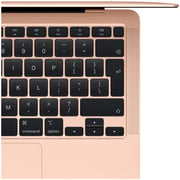 Apple MacBook Air 13-inch (2020) - Apple M1 Chip / 8GB RAM / 256GB SSD / 7-core GPU / macOS Big Sur / English Keyboard / Gold / Middle East Version - [MGND3ZS/A]