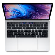MacBook Pro 13-inch with Touch Bar and Touch ID (2019) - Core i5 2.4GHz 8GB 256GB Shared Silver English/Arabic Keyboard - Middle East Version