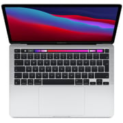 Apple MacBook Pro 13-inch (2020) - Apple M1 Chip / 8GB RAM / 512GB SSD / 8-core GPU / macOS Big Sur / English & Arabic Keyboard / Silver / Middle East Version - [MYDC2AB/A]