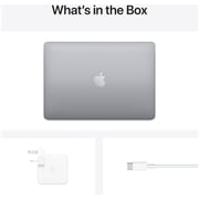 Apple MacBook Pro 13-inch (2020) - Apple M1 Chip / 8GB RAM / 256GB SSD / 8-core GPU / macOS Big Sur / English & Arabic Keyboard / Space Grey / Middle East Version - [MYD82AB/A]