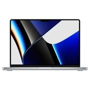 MacBook Pro 14 بوصة (2021) - M1 Pro Chip 16 جيجابايت 512 جيجابايت 14-core GPU Silver لوحة مفاتيح إنجليزي / عربي