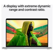 Apple MacBook Pro 14-inch (2021) - Apple M1 Chip Pro / 16GB RAM / 1TB SSD / 16-core GPU / macOS Monterey / English & Arabic Keyboard / Silver / Middle East Version - [MKGT3AB/A]