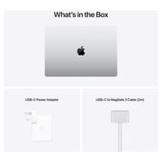 Apple MacBook Pro 16-inch (2021) - Apple M1 Chip Pro / 16GB RAM / 512GB SSD / 16-core GPU / macOS Monterey / English & Arabic Keyboard / Silver / Middle East Version - [MK1E3AB/A]