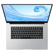 Huawei MateBook D 15 - Ryzen 5 2.1GHz 8GB 1TB+256GB 8GB Win10 15.6inch FHD Mystic Silver English/Arabic Keyboard