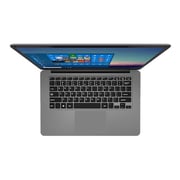 Ctroniq N14B Laptop - Atom 1.68GHz 4GB 32GB Shared Win10 14.1inch HD Grey English/Arabic Keyboard