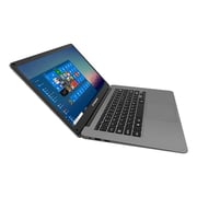 Ctroniq N14B Laptop - Atom 1.68GHz 4GB 32GB Shared Win10 14.1inch HD Grey English/Arabic Keyboard