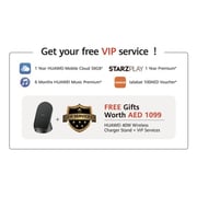 Huawei Mate 40 Pro 5G 256GB Black Dual Sim Smartphone Pre-order + FREE Gifts worth AED 1099 (Huawei 40W Wireless Charger Stand + VIP Services)