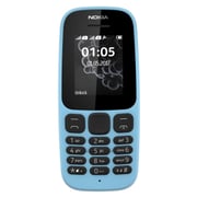 Nokia 105 TA1034 Dual Sim Mobile Phone Blue