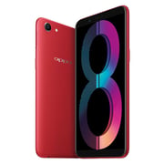 هاتف أوبو A82 برو (2018) أحمر ثنائي الشريحة ذاكرة 64 جيجابايت ويدعم الجيل الرابع