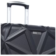 Para John 3pcs Matrix Trolley Luggage Set Black