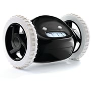 Clocky alarm clock on wheels - Black