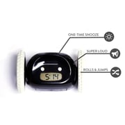 Clocky alarm clock on wheels - Black