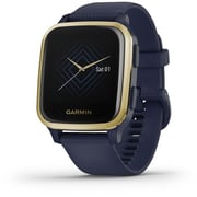 Garmin 010-02426-12 Venu SQ Music Smart Watch Navy Blue/Light Gold
