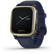 Garmin 010-02426-12 Venu SQ Music Smart Watch Navy Blue/Light Gold