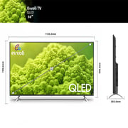 evvoli 50 Inch 4K QLED Android Smart Television Framless 50EV250QA
