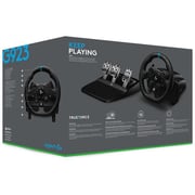 Logitech G923 Racing Wheel with Pad Black For Xbox
