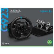 Logitech G923 Racing Wheel with Pad Black For Xbox