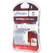 WireSlim Invisible HDMI Cable for Electronic Devices - Silver - P9260EN