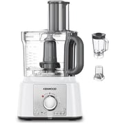 Kenwood Food Processor 1000W with 3.0L Bowl Capacity, White – FDP65.400WH