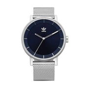 Adidas Mens Analogue Quartz Watch with Stainless Steel Mesh Strap Z04-2928-00