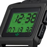 Adidas Watches Archive_M1. Men's 70's Style Stainless Steel Digital Watch with 5 Link Bracelet (36 mm)