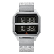 Adidas Men's Archive R2 Z16 3199-00 Silver Silicone Quartz Fashion Watch