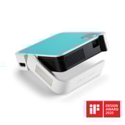 ViewSonic M1 mini Plus Smart LED Pocket Cinema Projector with Wi-Fi & Bluetooth, Screen Mirroring, Embedded JBL Speakers, USB Type C, Automatic Vertical Keystone, Built-in Battery and 1080p Support (M1MINIPLUS)