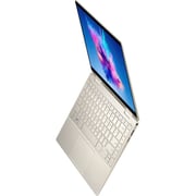 HP ENVY x360 (2020) Laptop - 11th Gen / Intel Core i7-1165G7 / 13.3inch FHD Touch / 512GB SSD / 8GB RAM / Shared Intel Iris Graphics / Windows 10 / English & Arabic Keyboard / Pale Gold / Middle East Version - [13-BD0023DX]