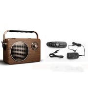LuguLake R9 Handheld Multi-Function Bluetooth Speaker PA System With Power Bass, FM Radio, Mic Input