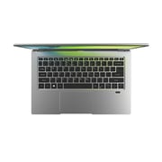 Acer Swift 1 SF114-33-C4J5 Laptop - Celeron 1.1GHz 4GB 64GB Shared Win10Home 14inch FHD Silver English/Arabic Keyboard