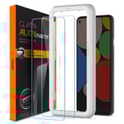 Spigen GLAStR Align Master for Google Pixel 5 Screen Protector Premium Tempered Glass- (2 Pack)